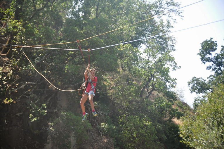 Campamento Imagina Cosas Divertida Tirolina